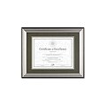 DAX Timeless Wood Certificate Frame, Charcoal (N15783ST)