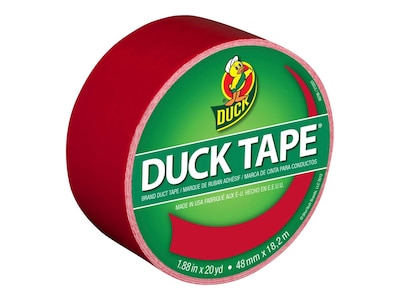 Duck Tape Heavy Duty Duct Tape, 1.88 x 20 Yds., Red (1265014)