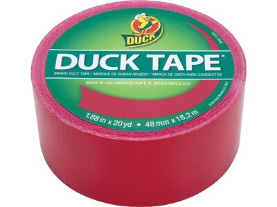 Duck Tape Heavy Duty Duct Tape, 1.88 x 20 Yds., Red (1265014)