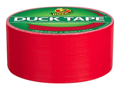 Duck Tape Heavy Duty Duct Tape, 1.88" x 20 Yds., Red (1265014)