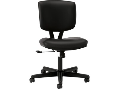HON Volt Leather Task Chair, Black (HON5701SB11T)