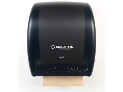 UPC 718103186001 product image for Brighton Professional Auto-Cut Paper Towel Dispenser, Black (BPR23500-CC) | Quil | upcitemdb.com