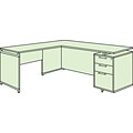 Regency OneDesk 71 Single Pedestal L-Desk- Java