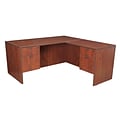 Regency Legacy 71 Double Pedestal L-Desk with 35 Return- Cherry