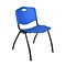 Regency M Plastic Stack Chair, Blue (4700BE)