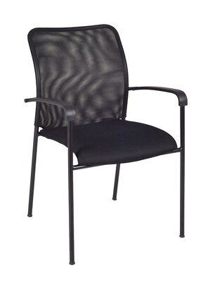 Regency Mario Stack Chair (24 pack)- Black