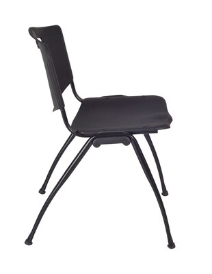 Regency 'M' Plastic Stack Chair, Black (4700BK)