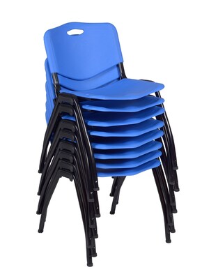 Regency M Stack Chair (8 pack)- Blue (4700BE8PK)