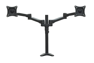 Regency Adjustable Double Screen Articulating Monitor Mount, Up to 24, Black (CA2)