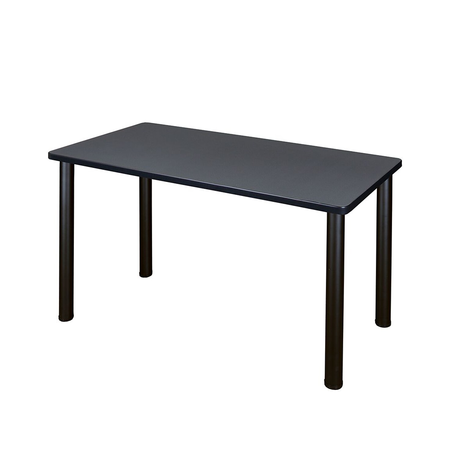 Regency Kee Training Table, 24D x 42W, Grey/Black (MT4224GYBPBK)