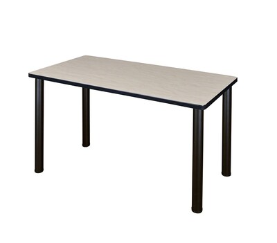 Regency Kee Training Table, 24D x 48W, Maple/Black (MT4824PLBPBK)