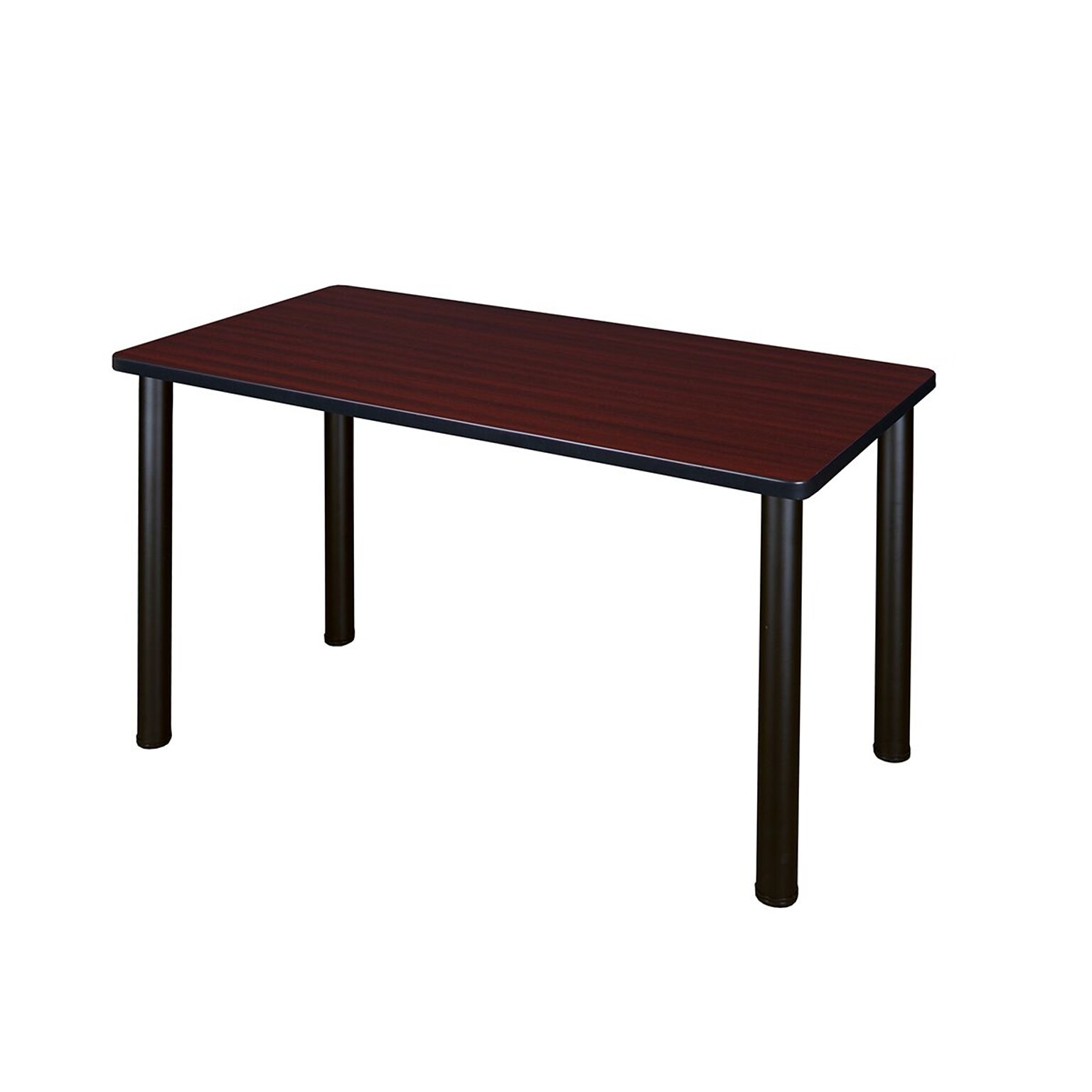 Regency Kee Training Table, 24D x 48W, Mahogany/Black (MT4824MHBPBK)