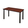 Regency Kee 42 x 24 Training Table- Cherry/ Black