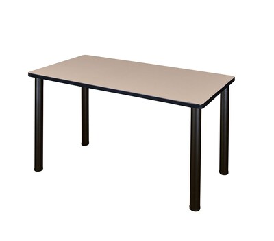 Regency Kee Training Table, 24D x 42W, Beige/Black (MT4224BEBPBK)