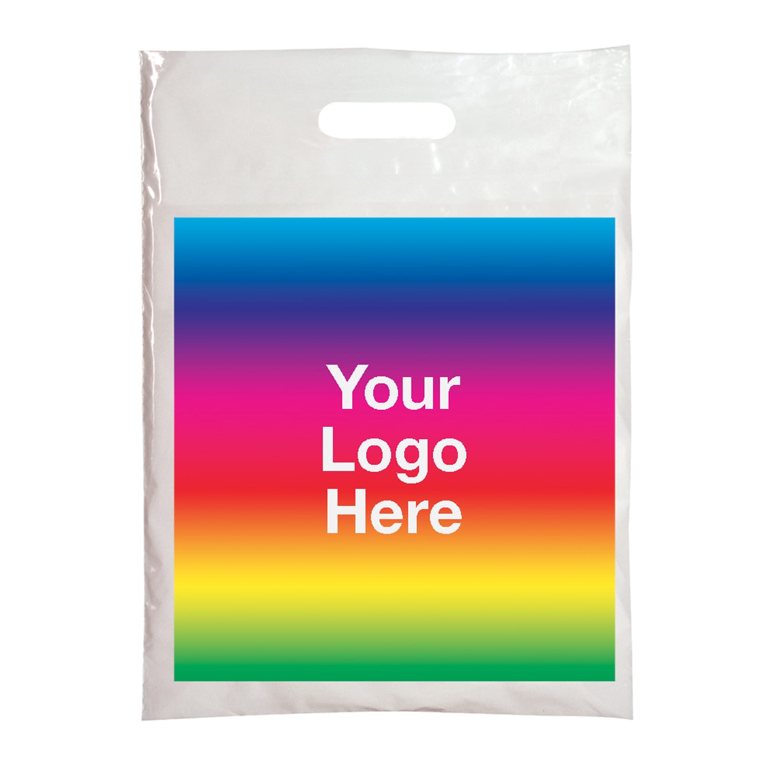 Custom Full Color 2 Mil Plastic Supply Bag 12x16