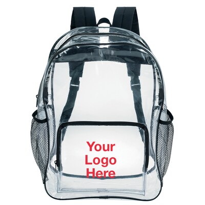Clear Backpack; 16x13, (QL47887)