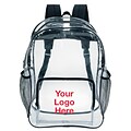 Custom Clear Backpack; 16x13, (QL47887)