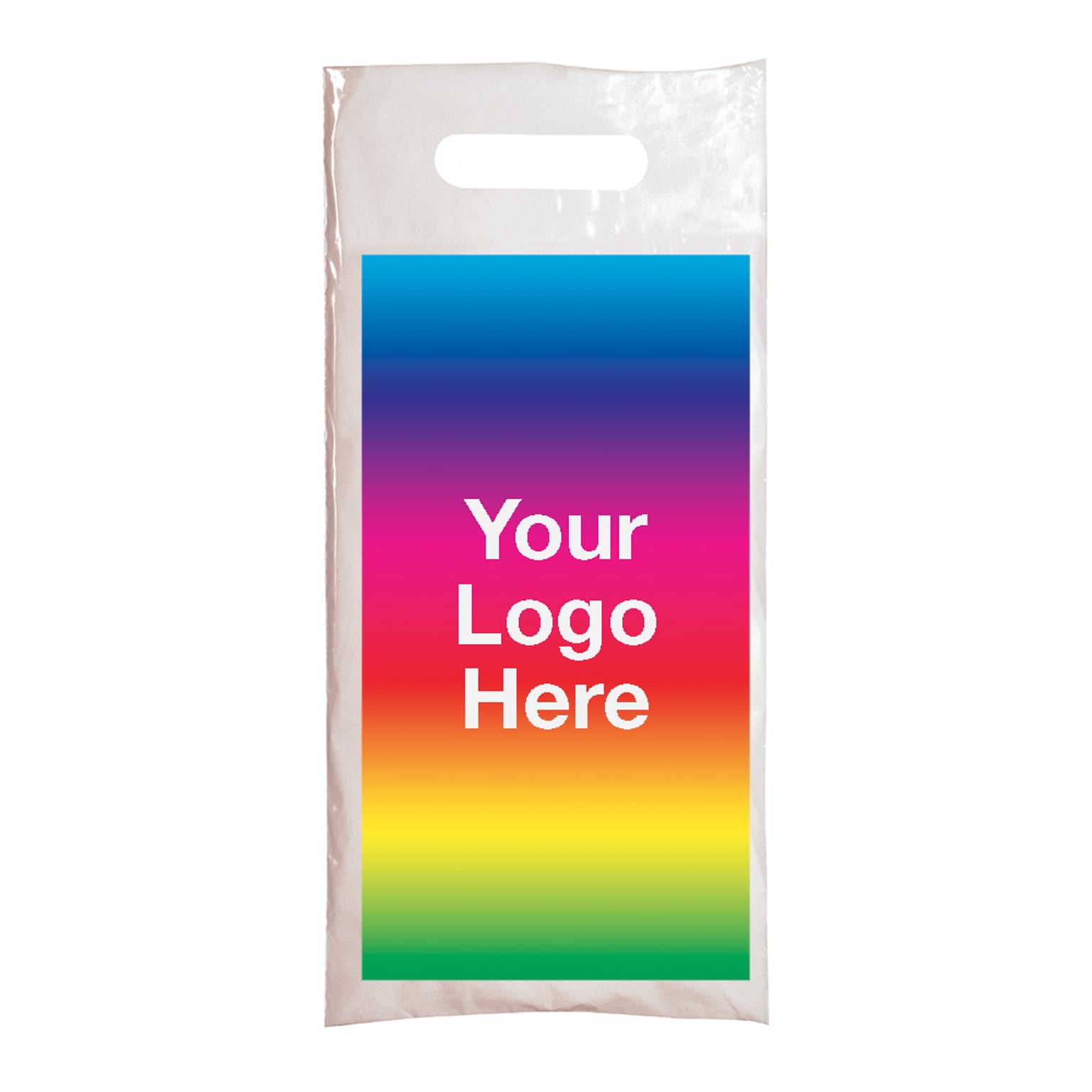 Custom Full Color 2 Mil Plastic Supply Bag; 13x6, (QL45355)