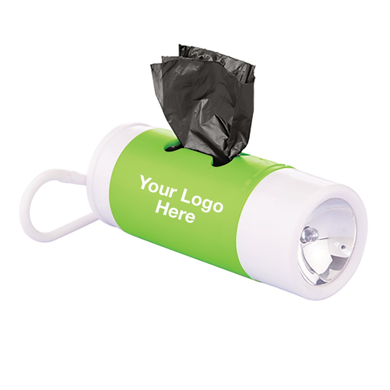 Custom Pet Waste Disposal Bag Dispenser w/ Flashlight