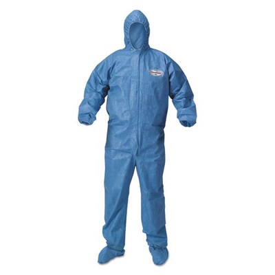 Kleenguard™ A60 Bloodborne Pathogen & Chemical Splash Protection Apparel W/Hood & Boots, 2XL, 24/Cs