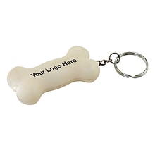 Custom Light Up Dog Bone Key Chain