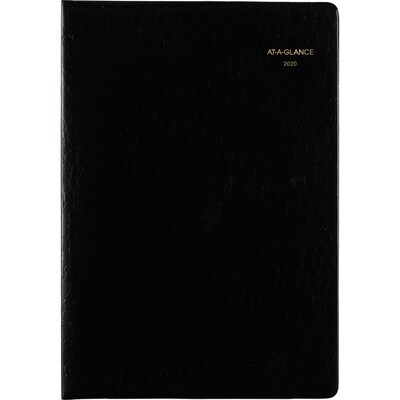 2020 AT-A-GLANCE  7 x 10 Monthly Planner, 13 Months, January Start, Black (70-432-05-20)