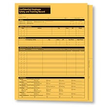 ComplyRight™ Employee Safety and Training Records Folder, Pack of 25 (A2210)
