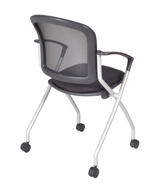 Regency Cadence Mesh Nesting Chair, Black, 12/Pk (2309BK12PK)