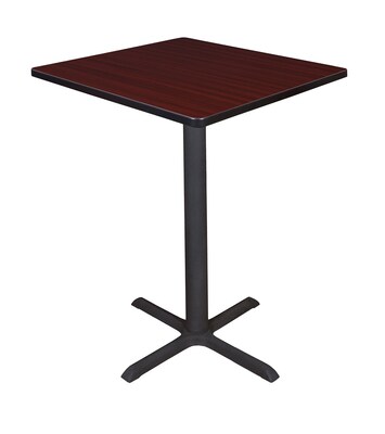 Regency Cain 30 Square Cafe Table- Mahogany