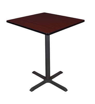 Regency Cain 36 Square Cafe Table- Mahogany