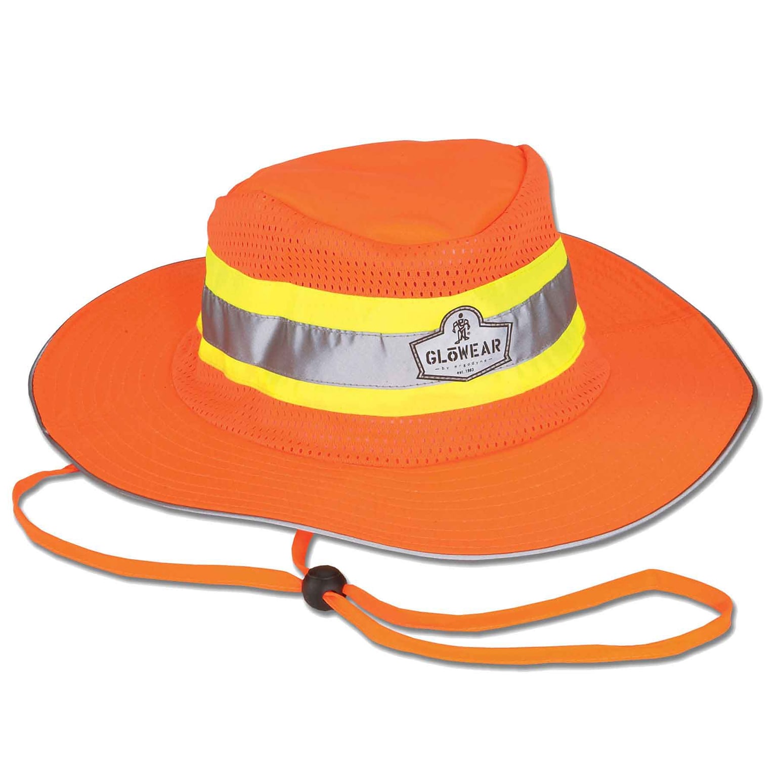 Ergodyne GloWear 8935 Cooling High Visibility Sun Hat, Orange, Extra Large (23262)