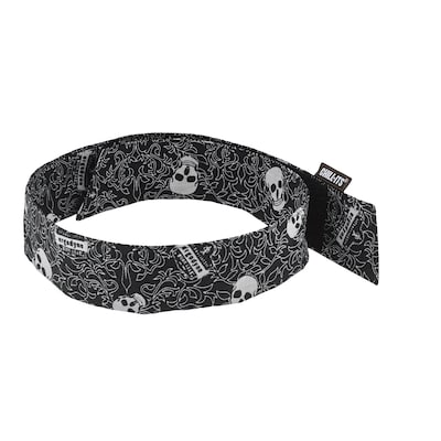 Ergodyne® Chill-Its 6705 Evaporative Cooling Bandana - H & L, Skulls, (12349)