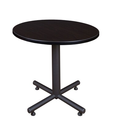 Regency Kobe Breakroom Table, 30W, Mocha Walnut (TKB30RNDMW)