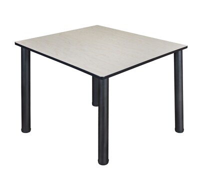 Regency Kee 48 Square Breakroom Table- Maple/ Black