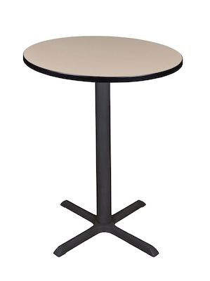 Regency Cain 30 Round Cafe Table- Beige