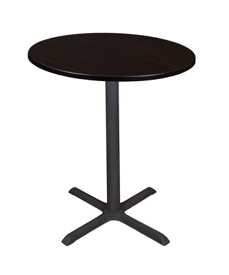Regency Cain 36 Round Cafe Table- Mocha Walnut