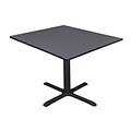 Regency Cain 48 Square Breakroom Table- Grey