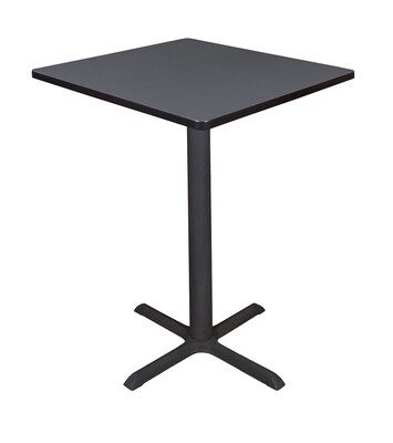 Regency Cain 30 Square Cafe Table- Grey