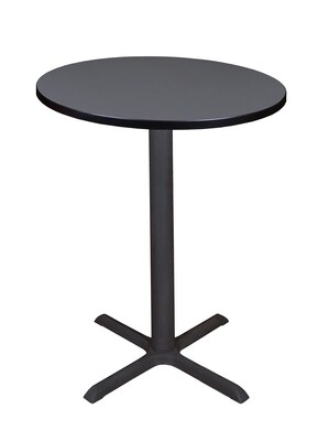 Regency Cain Cafe Table, 30W, Gray (TCB30RNDGY)
