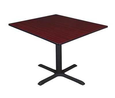 Regency Cain 48 Square Breakroom Table- Mahogany
