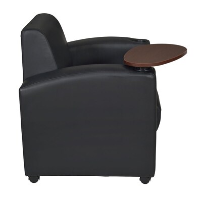 Regency Nova Tablet Arm Chair, Black/Java, 2/Set (7701JVBK2PK)