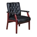 Regency Ivy Wood Accent Chair, Black (9075BK)