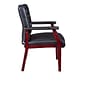 Regency Ivy Wood Accent Chair, Black (9075BK)