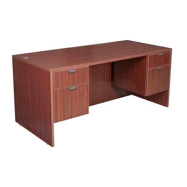 Regency Legacy 66 Double Pedestal Desk, Mahogany (LDP6630MH)