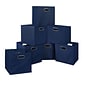 Niche Cubo 29.93 Qt. Foldable Fabric Storage Bins, Blue, 12/Pack (HTOTE12PKBE)