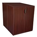 Regency Legacy Stand Up Back to Back Storage Cabinet/ Desk- Mahogany