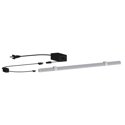 Bush Business Furniture LED Task Light, Satin Aluminum, Installed (AC99837FA)