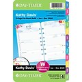 2020 Day-Timer® Kathy Davis® 5 1/2 x 8 1/2 2 Page Per Week Refill, Loose-leaf,12 Months, January Start, Desk Size (52122-2001)