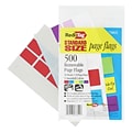Redi-Tag Page Markers, Assorted Colors, 1 Wide, 500/Pack (76825)