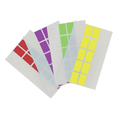 Redi-Tag Page Markers, Assorted Colors, 1" Wide, 500/Pack (76825)